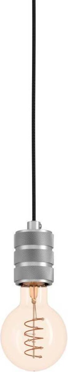 EGLO Yorth hangende plafondverlichting Flexibele montage E27 40 W Zwart;Zilver