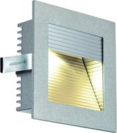 SLV Frame Curve 111292 LED-inbouwlamp Energielabel: G (A - G) 1 W Warmwit Zilver