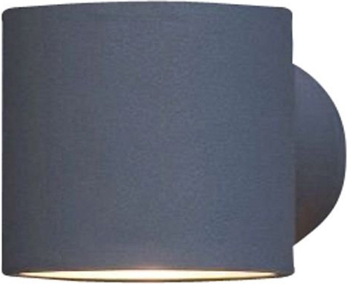 Konstsmide Modena Round wandlamp - Grijs - up and downlight
