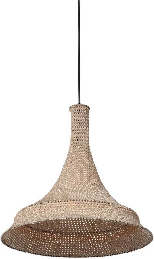 Lampe à suspension Anne Light & home Marrakech – ø 50 cm –– crème