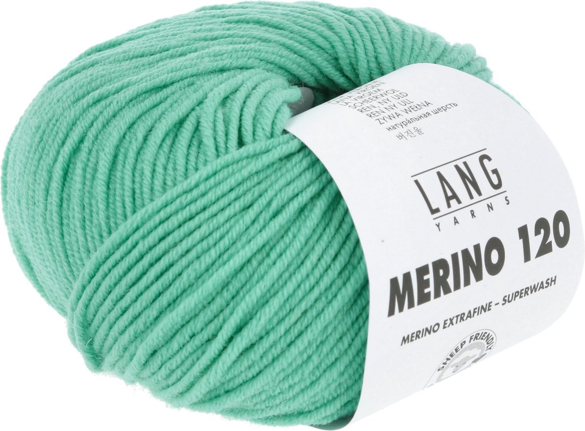 Lang Yarns Atlantis - 73 aqua blauw - Wol/Acryl-Mix Garen