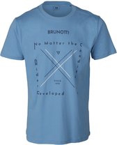 Brunotti Jahn-Logotypo T-shirt homme | Bleu - S