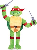 Raphael (Rood) Teenage Mutant Ninja Turtles Pluche Knuffel 32 cm [Nickelodeon Plush Toy | Speelgoed knuffeldier knuffelpop voor kinderen jongens meisjes | Michelangelo, Leonardo, Donatello, Raphael]