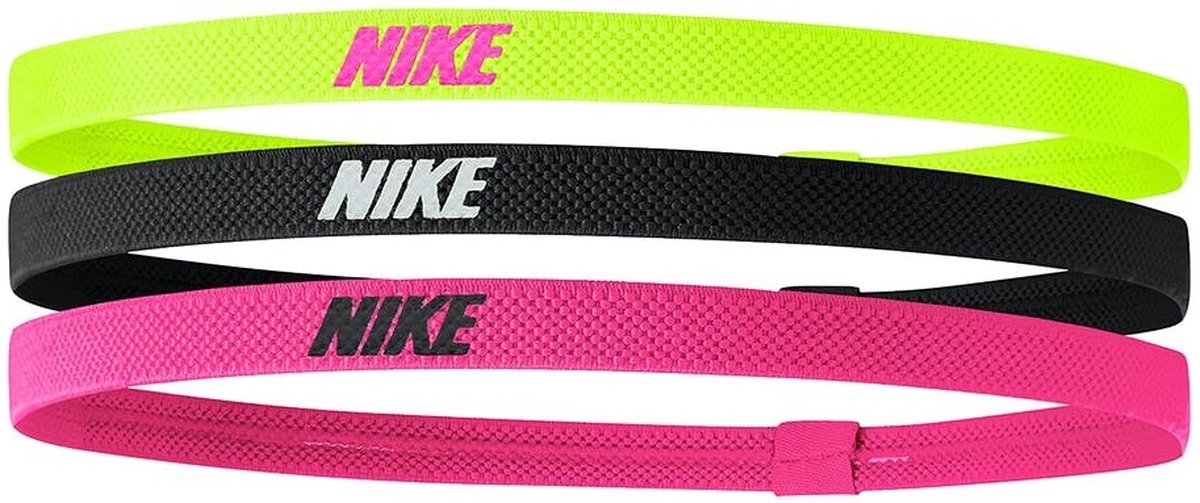 Nike_Haardbanjes_Driedelig Roze