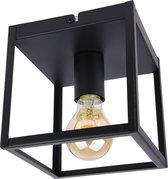 LEDUXA | Plafonnier noir | incl. Source de lumière | décoration | plafonniers industriels | métal | Raccord E27 | 4 W | 320lm | 2 400 000