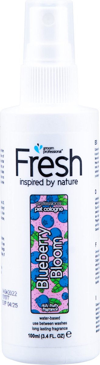 Groom Professional - Fresh Blueberry Bloom - Cologne - 100 ml - Hondenparfum