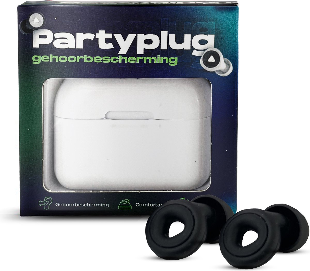 Goedkoopste 3BMT® Partyplug - Earplugs - Festival Oordopjes - Gehoorbescherming voor Volwassenen - Oordoppen voor Muziek Festivals en Concerten Zwart