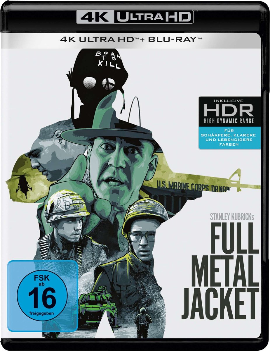 Full Metal Jacket (Ultra HD Blu-ray + Blu-ray) + ondertiteling in 15 talen-