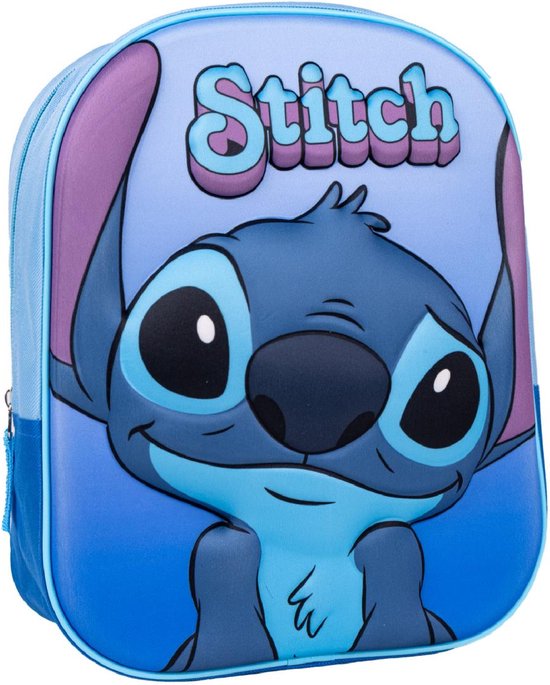 Disney Stitch Rugzak 3D - All Smiles - Hoogte 31cm