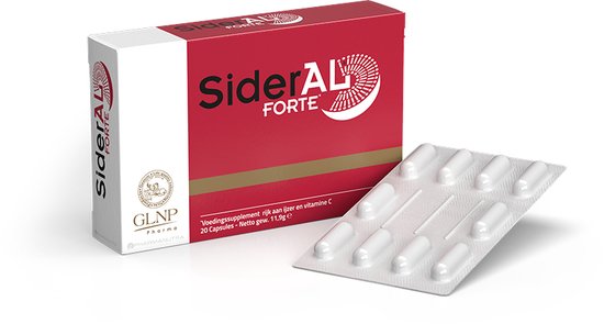 SiderAL® Forte - Voedingssupplement met 30mg Sucrosomiaal®- ijzer / capsule