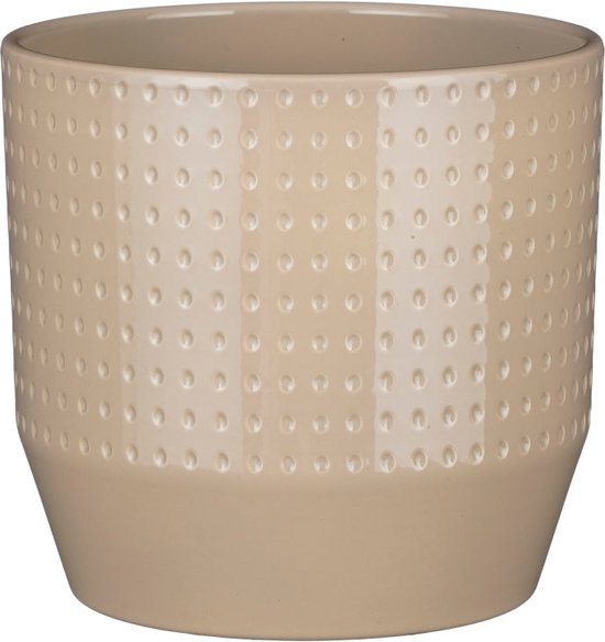 Mica Decorations Nora Bloempot - 30x30x27 cm - Terracotta - Geel kopen Mica Decorations Nora Bloempot - 30x30x27 cm - Terracotta - Geel kopen
