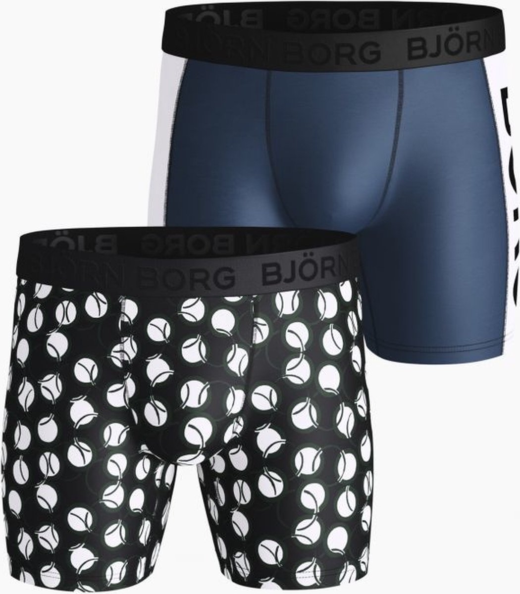 Bol.com Bjorn Borg Heren Sport Boxer 2p Tennis Maat S Mannen aanbieding