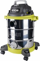 Aspirateur eau et poussière filaire Ryobi 30L RVC-1220I-G - 1400 W - Réservoir en acier inoxydable - 21Kpa - Vidange du réservoir - Prise servo