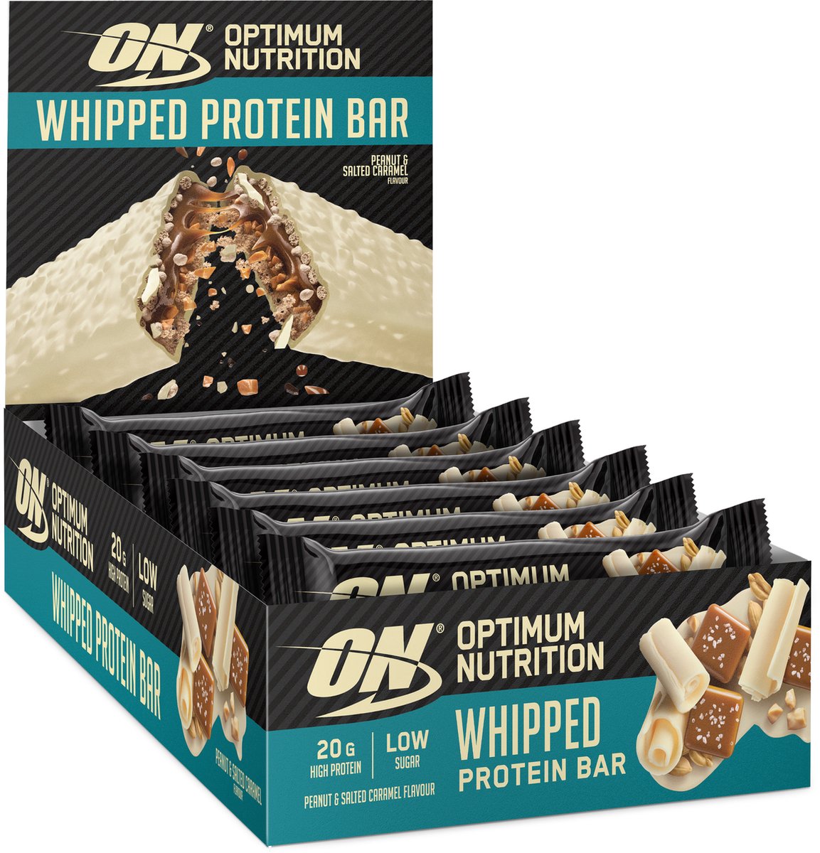 Goedkoopste Whipped Bars 10repen Salted Caramel Peanut