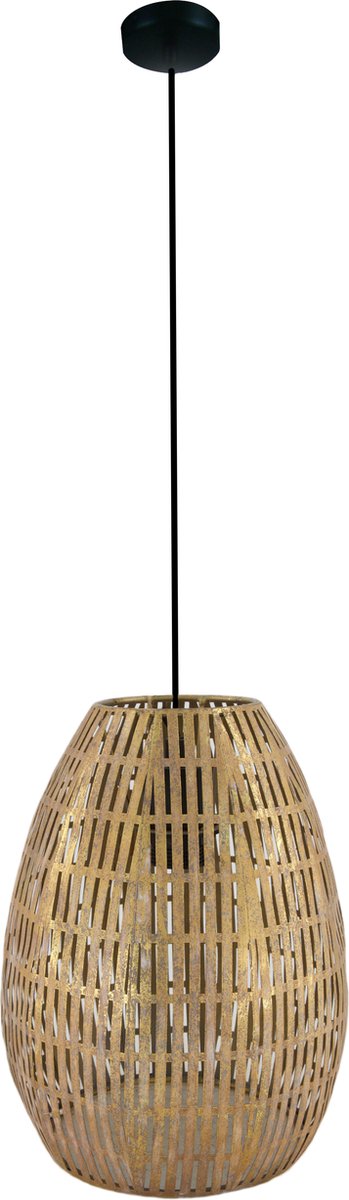 DKNC - Hanglamp Pretoria - Metaal - 21.5x21.5x28.5cm - Goud