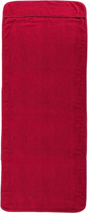 vidaXL-Strandhanddoeken-4-st-400-g/m²-60x135-cm-stof-bordeauxrood