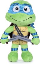 Leonardo (Blauw) Teenage Mutant Ninja Turtles (Mutant Mayhem) Pluche Knuffel 30 cm [Nickelodeon Plush Toy | Speelgoed knuffeldier knuffelpop voor kinderen jongens meisjes | Michelangelo, Leonardo, Donatello, Raphael]