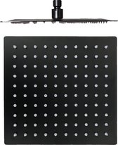 SaniSupreme Manhattan douche de tête carrée douche pluie 40×40 noir mat