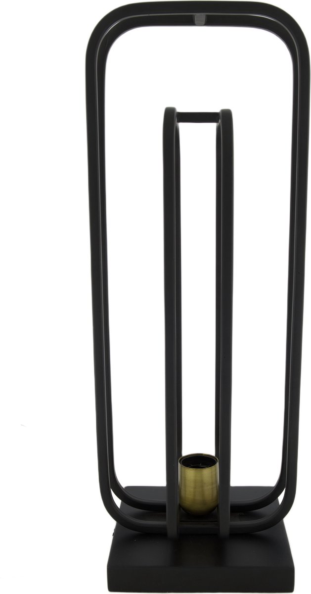 DKNC - Tafellamp Trondheim - Metaal - 20.5x20.5x53cm - Zwart