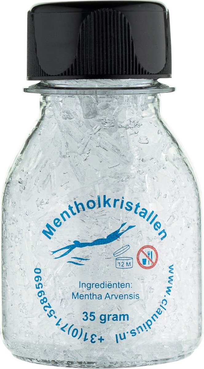 Goedkoopste Menthol kristallen 35 gram - in handig flesje