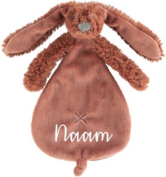 Happy Horse Konijn Richie Knuffeldoekje - Roestbruin - Baby cadeau