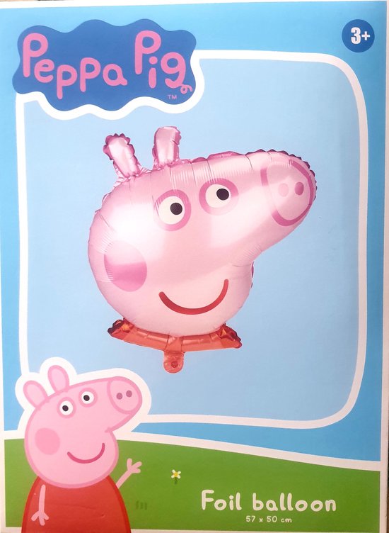 Amscan 9918342 Peppa Pig Verjaardagsfeesttafeldecoraties met scatters en staande karakters, pastel