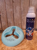 Zand Speelgoed-Strand-Speelgoed-Zandtaartjes-Kinder-Shapers-Quut-Duurzaam-Kleurrijk-Licht Blauw-Buitenspeelgoed-Cadeaupakket-Showerfoam-4allseasons-Space-Ruimte-Ruimteschip