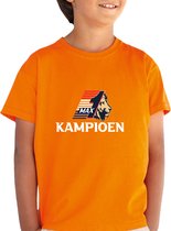 Max Kampioen Kinder T-shirt - Oranje - Formule 1 Grand Prix Zandvoort - Kinder shirt met tekst- Kinder T-Shirt - F1 - Maat 122/128 - T-Shirt leeftijd 7 tot 8 jaar - Grappige teksten - Cadeau - Shirt cadeau - Verstappen Shirt- verjaardag