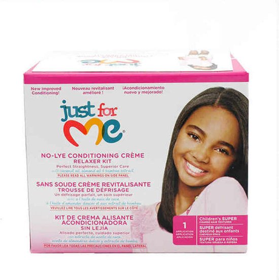 Just For Me NoLye Conditioning Relaxer kit Super bol