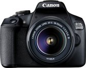 Bol.com Canon EOS 2000D + 18-55mm III - Zwart aanbieding