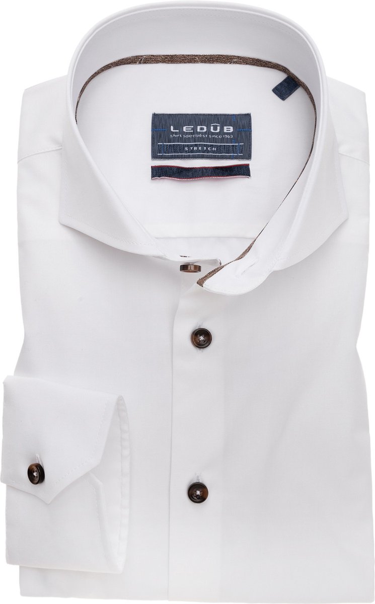 Ledûb slimfit wit ML7
