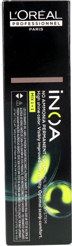 Coloration permanente L'Oréal Professionnel Paris Inoa Color Nº 6.13 Blond cendré foncé doré (60 g)