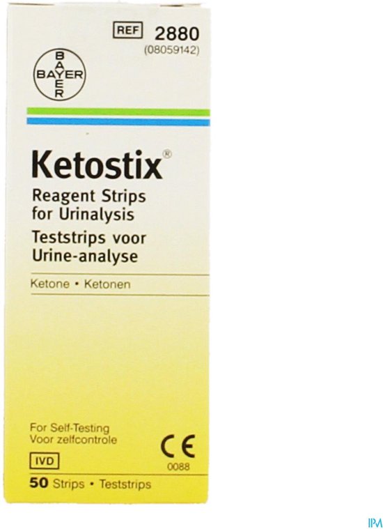 Ketostix - 50 stuks - Ketoseteststrip | bol