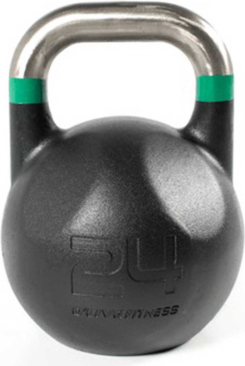 Olive Competitive 24kg Kettlebell Zwart 24 kg