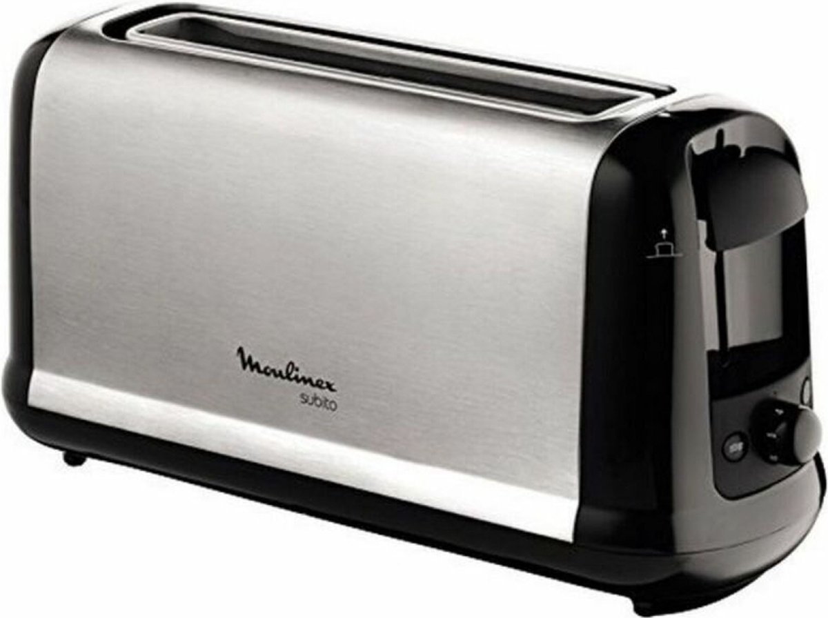Broodrooster Moulinex Subito 1000W Grijs Roestvrij staal