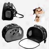 Katten Draagtas, katten zak, kat hond draagtas, The Eclipse spacecapsule 44 x 34 x 28 cm - zwart Katten Draagtas
