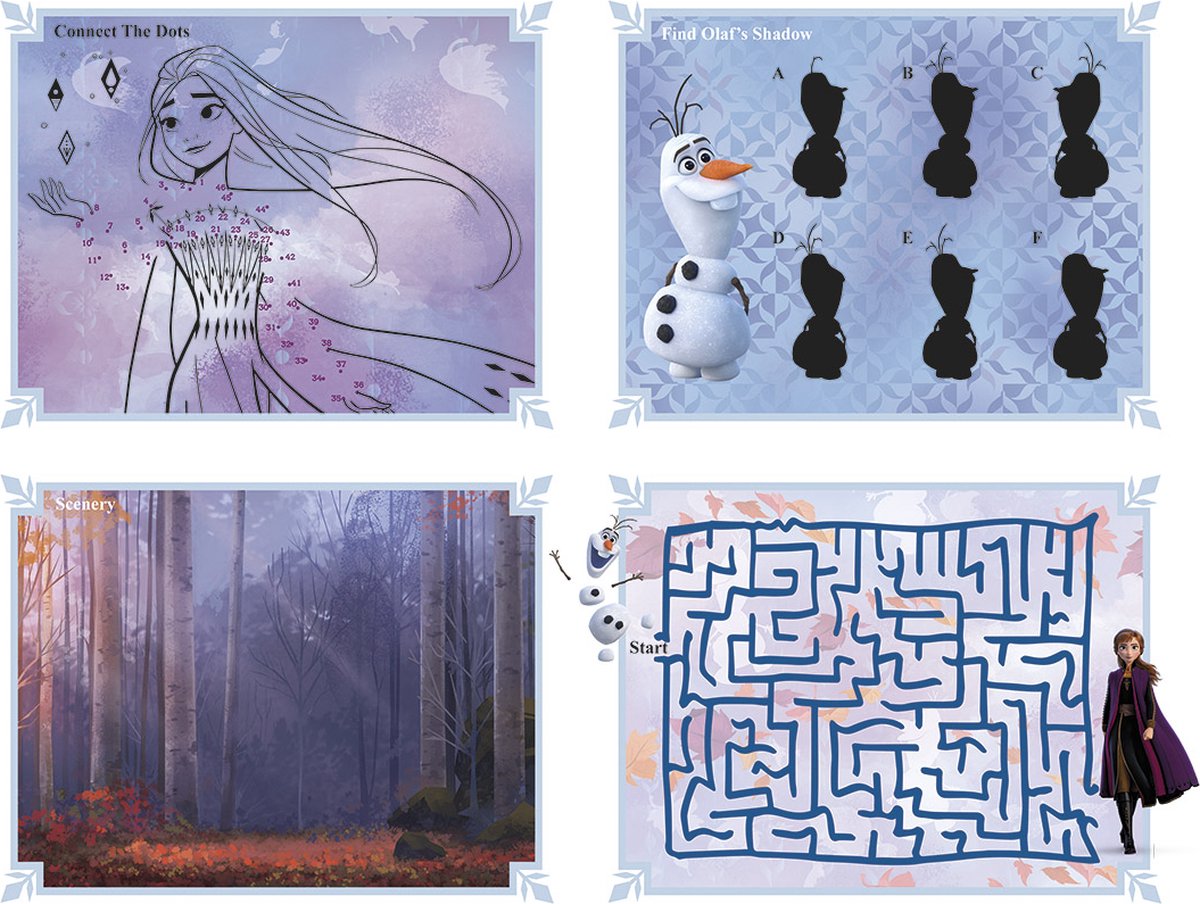 Disney Frozen Totum super sticker set XL 7 vellen - speelgoed meisjes vanaf 3 jaar - creatief knutselen stickeren met Anna en Elsa — afbeelding 10