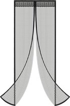 Wealthy Tree - Magnetisch Vliegengordijn – Premium Vliegengordijn - Deurhor - Zwart - 90 x 245 cm