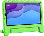 Kinder Tablethoes met Handvat Groen Geschikt voor Lenovo Tab M10 HD Gen 2 - Tablethoes Kindvriendelijk - Beschermhoes voor Kinderen - Shockproof - met Standaard - Tegen Vallen