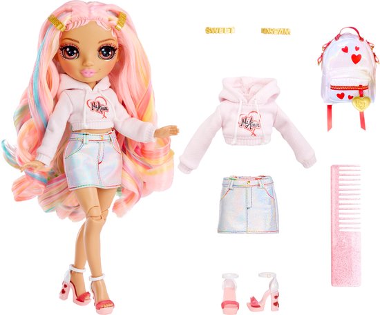 Rainbow High Junior High Special Edition Doll - 23 cm - Kia Hart - Roze ...