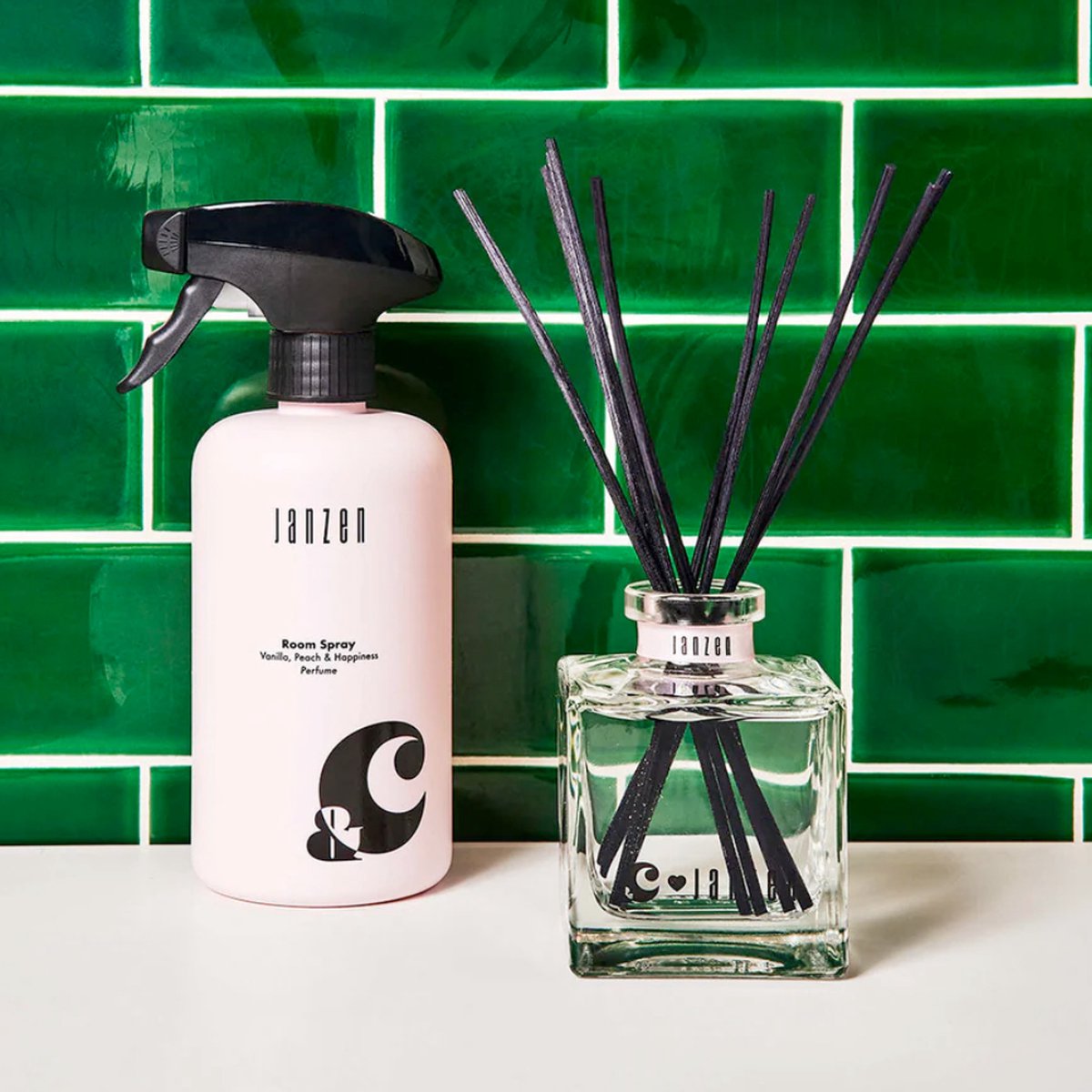 JANZEN Home Fragrance Geurstokjes Navulling Refill &C Vanilla Peach