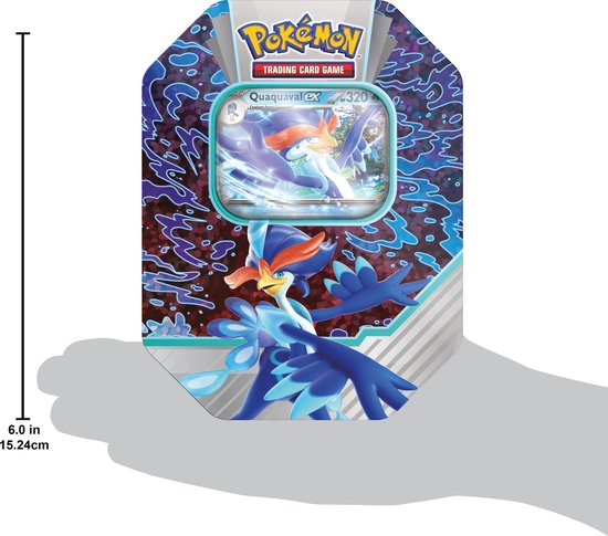Pokémon Paldea Partners Quaquaval ex Tin - Pokémon Kaarten
