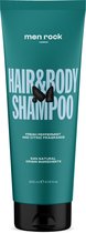 Men Rock London - Haar & Lichaam shampoo Pepermunt en Citrus 200ML Bevat 94,18% natuurlijke ingrediënten