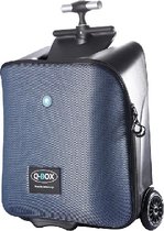 Life of Products - Koffer handbagage + kinderzitje - Kleuren Grijs, Blauw en Rose - Gewicht 5,5 KG - Materiaal PVC -