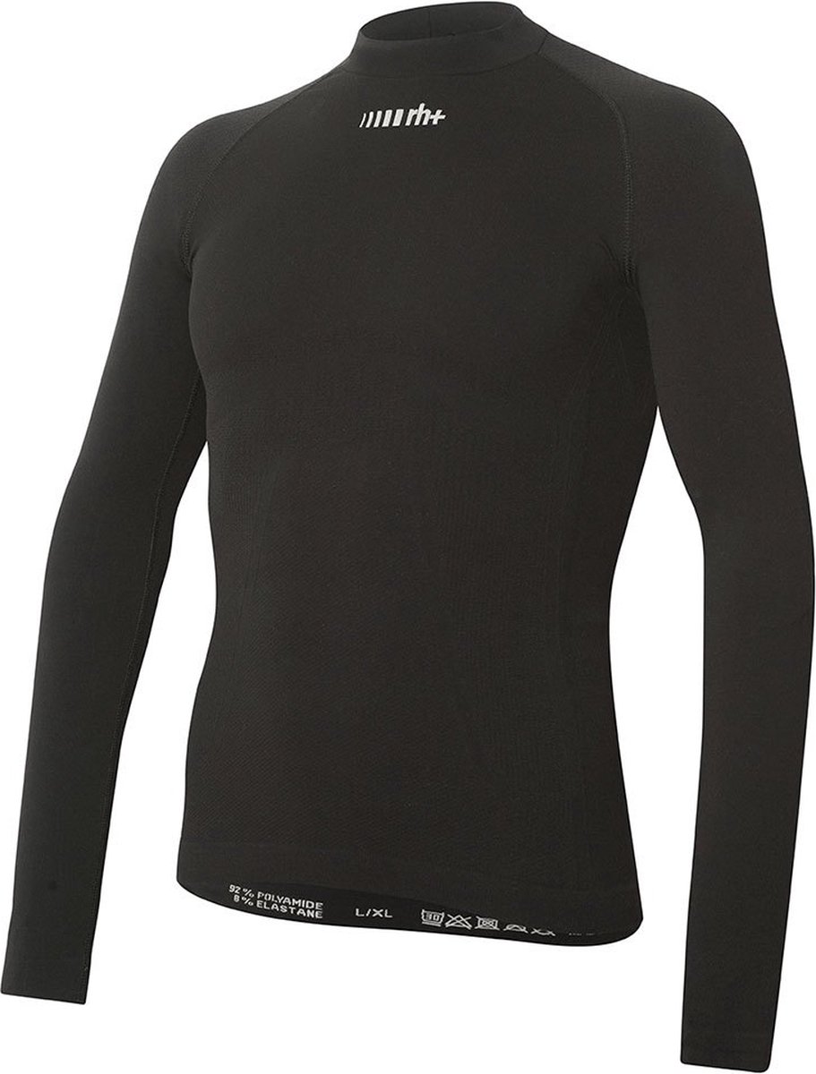 Rh+ Kort Lange Mouwen Basislaag Zwart L-XL Man