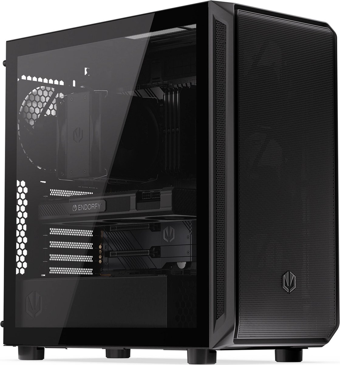 ENDORFY Arx 700 Air, Full Tower, PC, Zwart, ATX, micro ATX, Mini-ATX, 17,9 cm, 41 cm