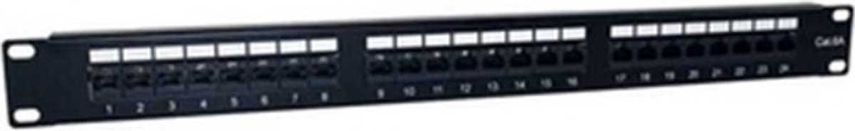 24-port UTP Category 6 Patch Panel 2LAN ARAP19C6A24UTP 19"