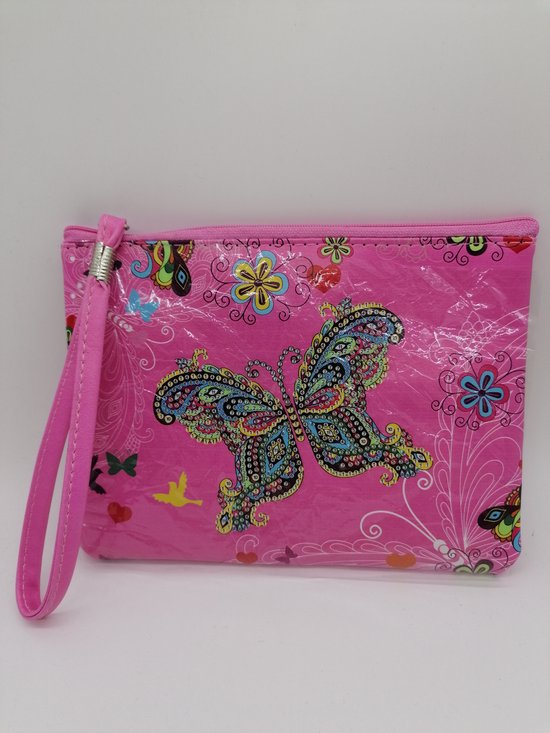 Diamond painting Tasje Handtasje Make up tasje toillettasje om