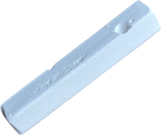 Slitesterk Suede krijt wit bol