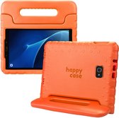 HappyCase Housse pour Tablette Kinder Compatible avec Samsung Galaxy Tab A 10.1 (2016) | Couverture adaptée aux enfants | Couvercle de protection | Couverture pour enfants | avec poignée et support | Orange
